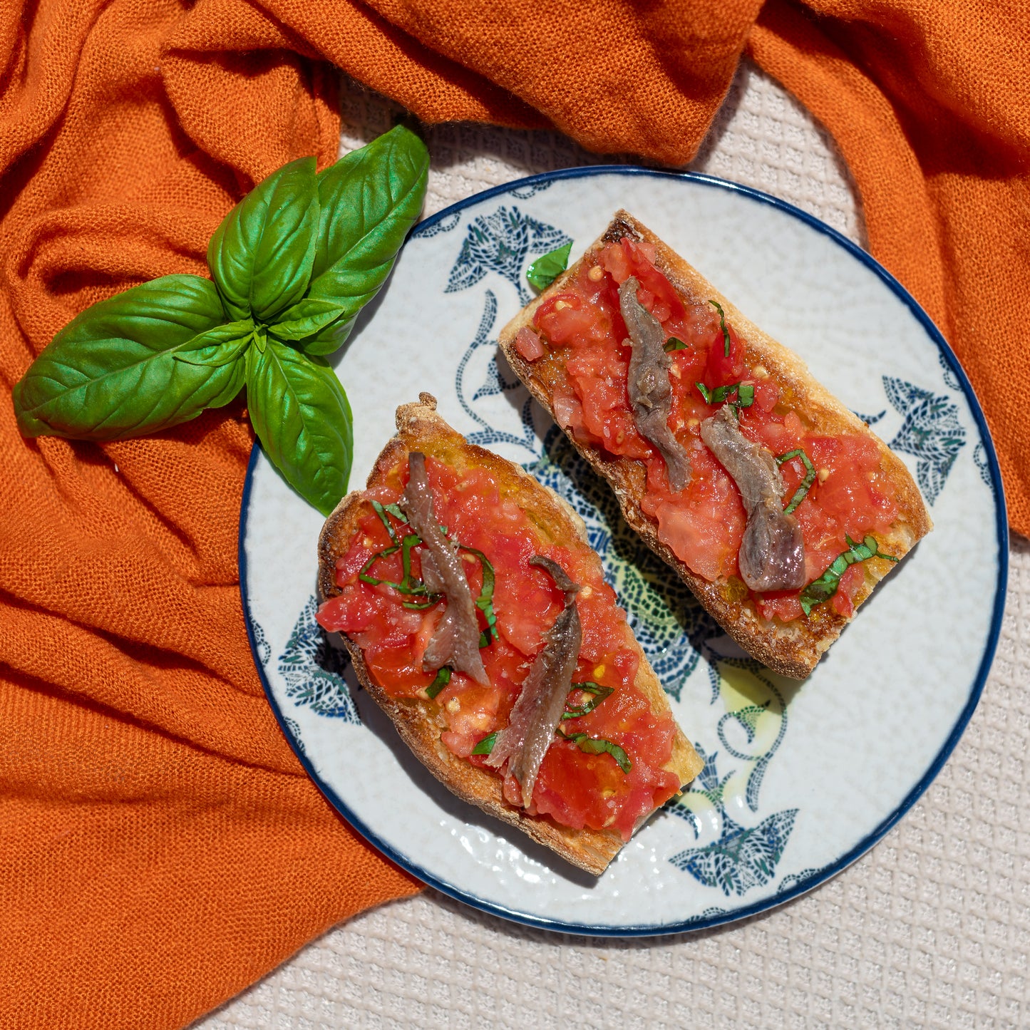 Pan con tomate (avec anchois)