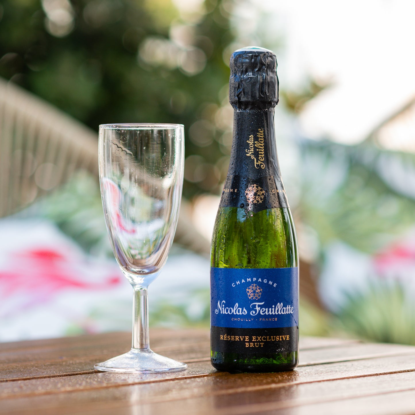 Petite bouteille de champagne