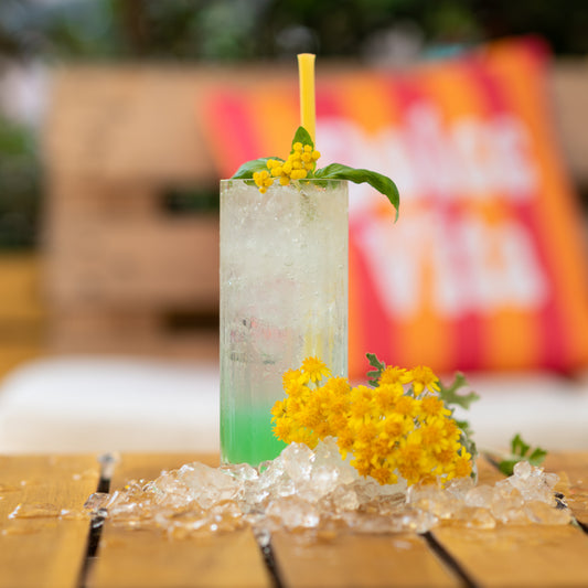 L’ULTRA: Sirop de basilic, Sirop d’immortel, Citron vert, Limonade, Tonic