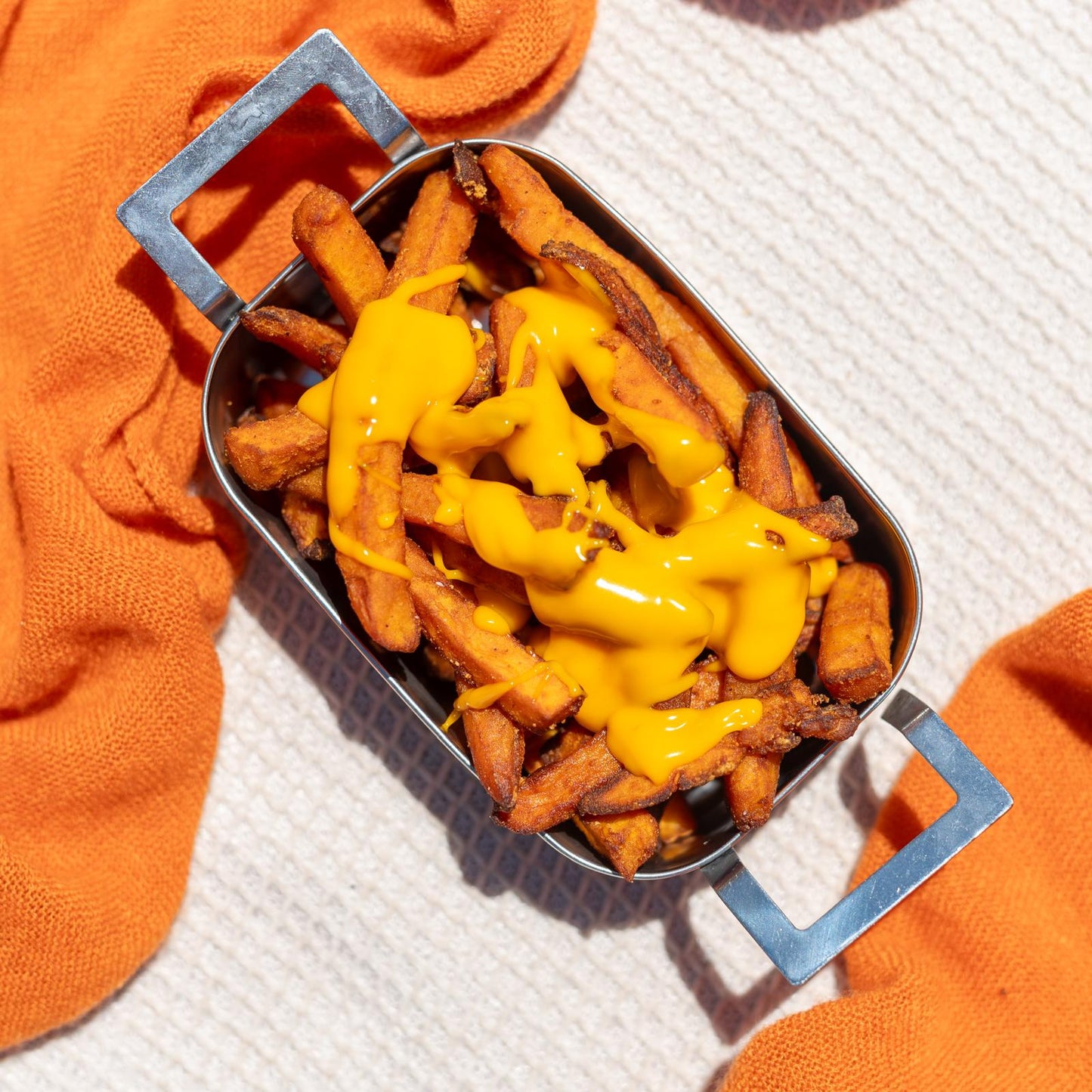 Frites Patates douces au Cheddar